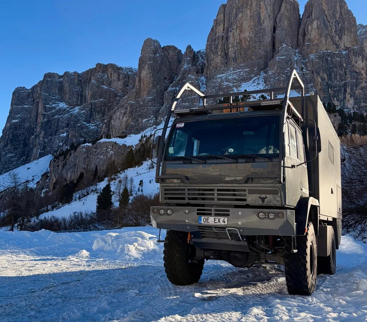 Excap Steyr 12M18 - Expeditionsmobil Turnkey Projekt